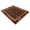 Hand Made Afghan Kilim 4' 10" x 6' 11" ft / 148 x 210 cm - No. W35533