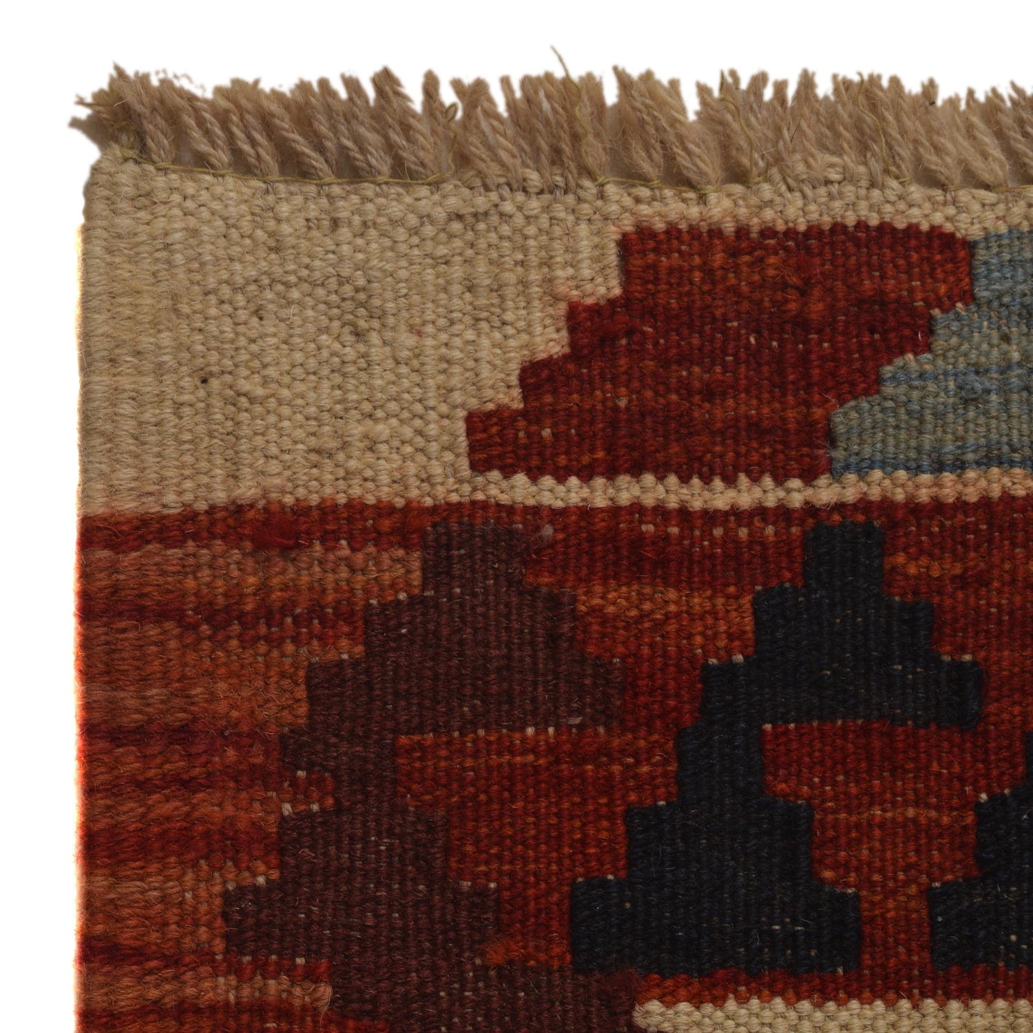 Handmade Vegetable Kilim 5' 1" x 6' 8" ft / 154 x 203 cm - No. W35535