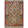 Handmade Vegetable Kilim 2' 0" x 2' 11" ft / 60 x 90 cm - No. W35548