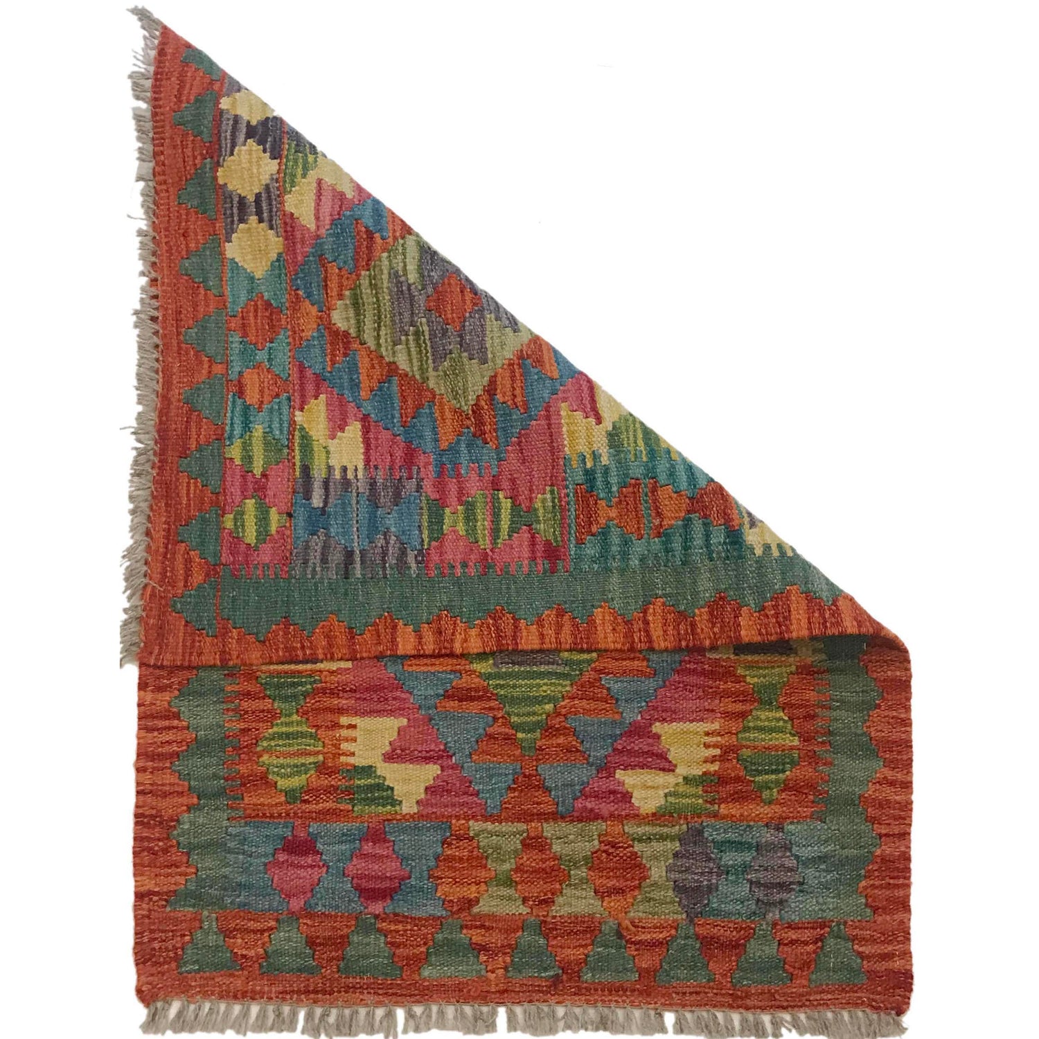 Small Size Chobi Kilim 2' 0" x 3' 0" ft / 62 x 92 cm - No. W35553