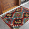Hand Knotted Afghan Style Kilim 2' 2" x 2' 11" ft / 66 x 89 cm - No. W35562