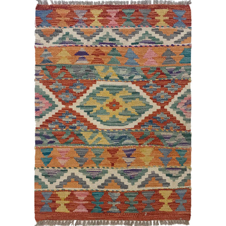 Small Size Chobi Kilim 2' 0" x 2' 10" ft / 62 x 86 cm - No. W35567
