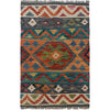 Hand Made Afghan Kilim 1' 11" x 3' 0" ft / 59 x 92 cm - No. W35570
