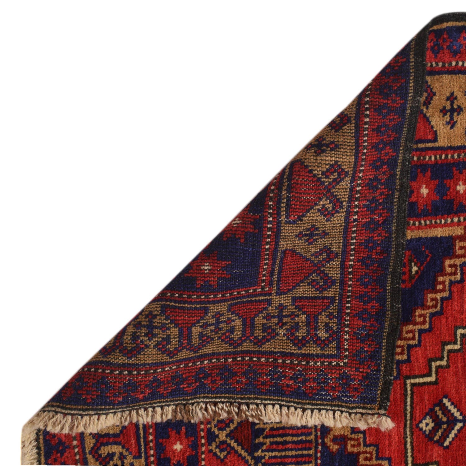 Small Prayer Carpet 2' 11" x 3' 10" ft / 90 x 116 cm - No. W35581