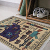Authentic Afghan War Area Rug 2' 3" x 2' 8" ft / 68 x 82 cm - No. W35585