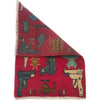 Hand-Knotted Afghan War Carpet 2' 1" x 2' 11" ft / 63 x 88 cm - No. W35594