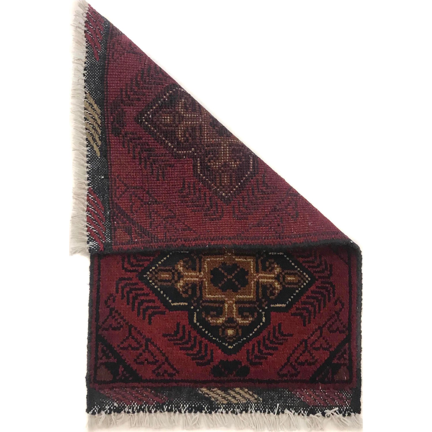 Handmade Door Mat 1' 5" x 2' 3" ft / 43 x 69 cm - No. W35605