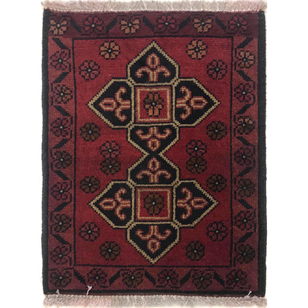 Red Color Doormats 1' 6" x 1' 11" ft / 45 x 58 cm - No. W35609