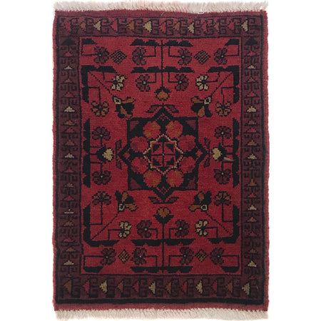 Handmade Floor Mat 1' 6" x 2' 0" ft / 45 x 62 cm - No. W35613