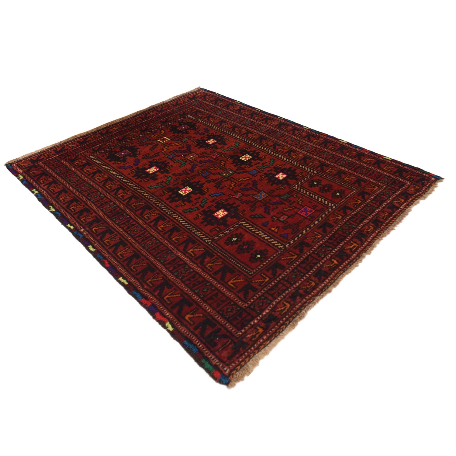 Muslim Prayer Rug 2' 10" x 3' 11" ft / 87 x 120 cm - No. W35620