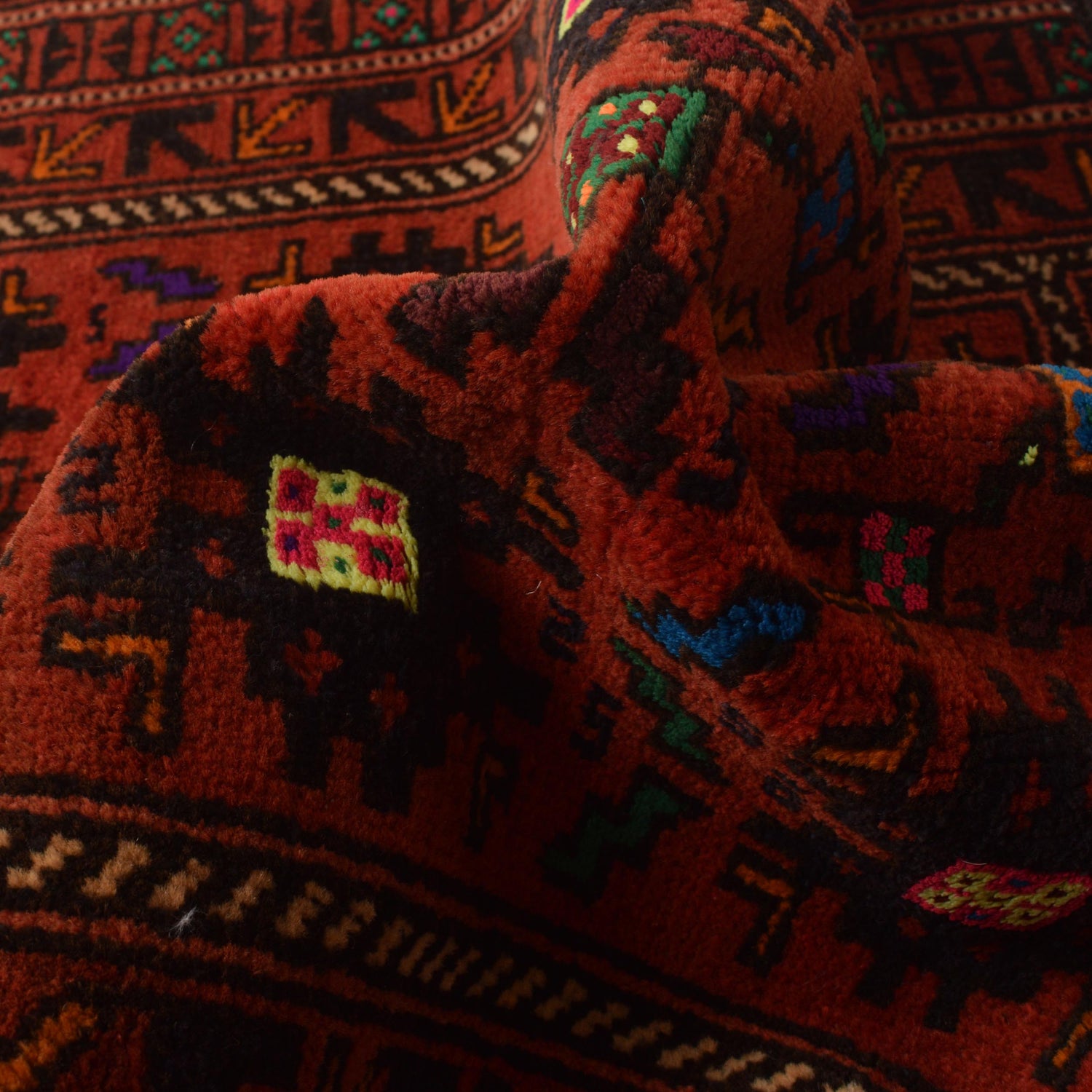 Muslim Prayer Rug 2' 10" x 3' 11" ft / 87 x 120 cm - No. W35620