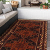 Traditional Baloch Rug  3' 5" x 6' 7" ft / 105 x 201 cm - No. W35623