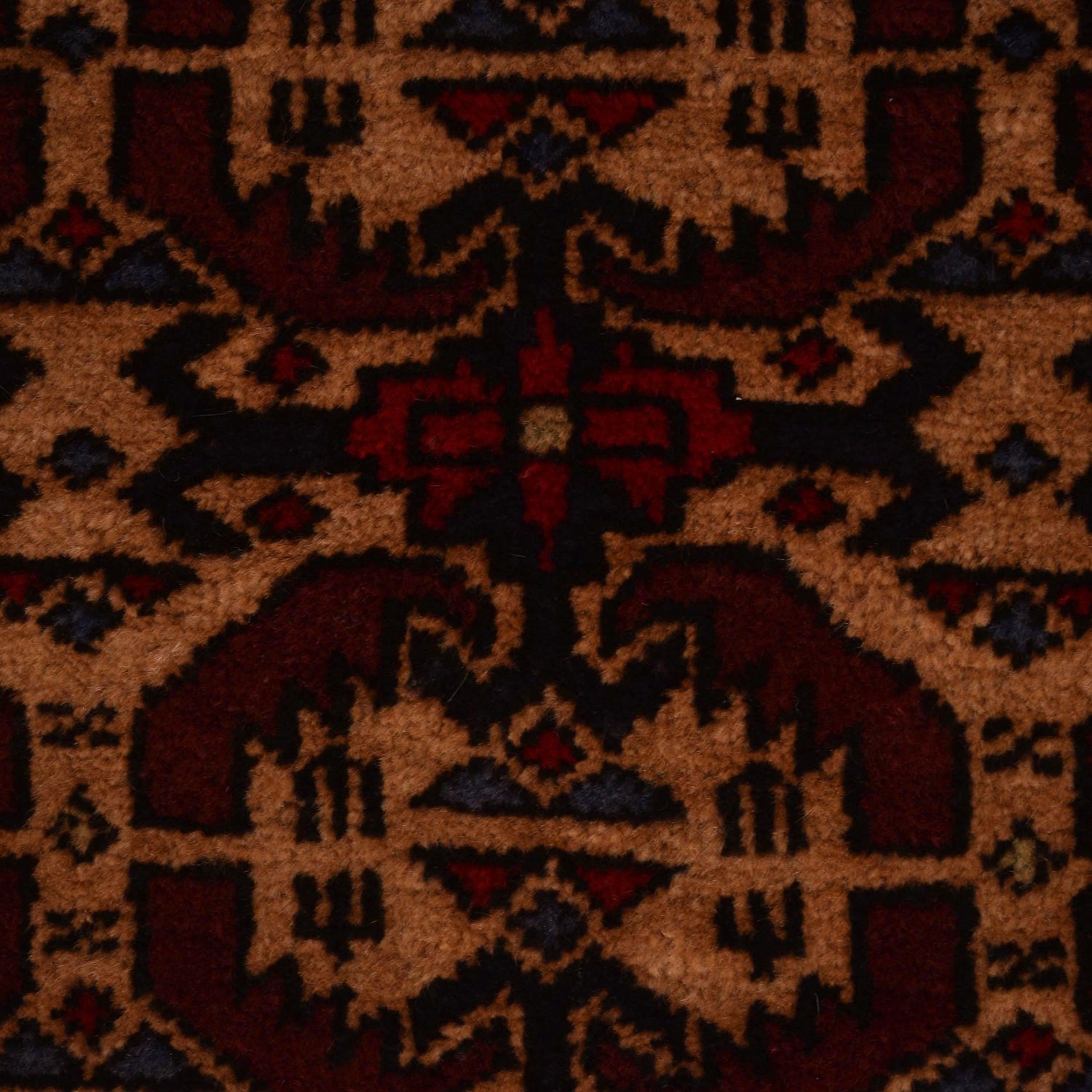 Handmade Prayer Rug  2' 9" x 3' 9" ft / 83 x 115 cm - No. W35626