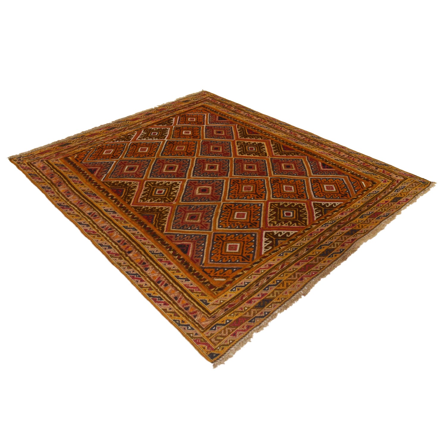 Handmade Nakhunak Kilim Rug 3' 1" x 4' 0" ft / 95 x 122 cm - No. W35627