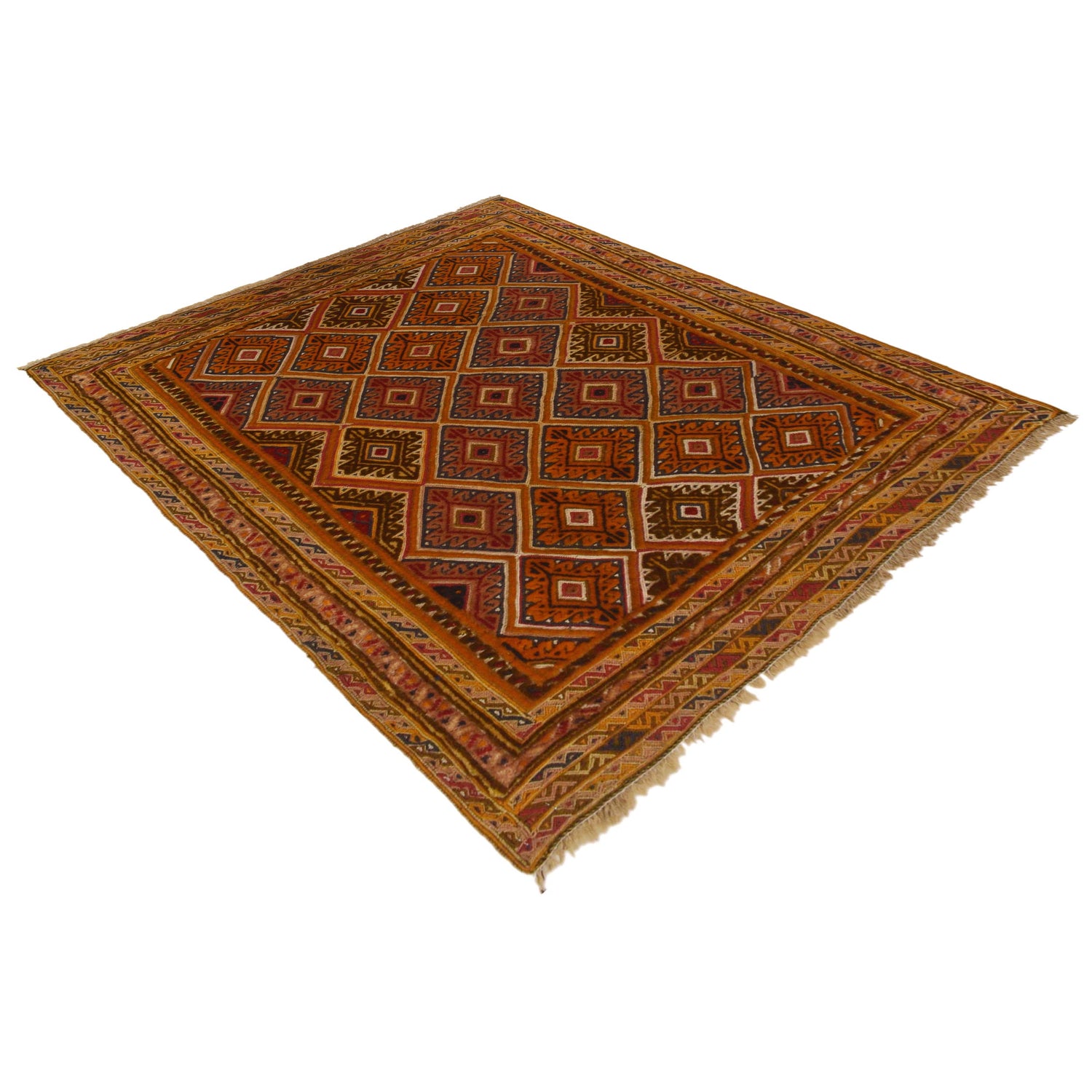 Handmade Nakhunak Kilim Rug 3' 1" x 4' 0" ft / 95 x 122 cm - No. W35627