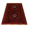 Red Color Baluchi Rug 2' 10" x 4' 8" ft / 87 x 143 cm - No. W35632