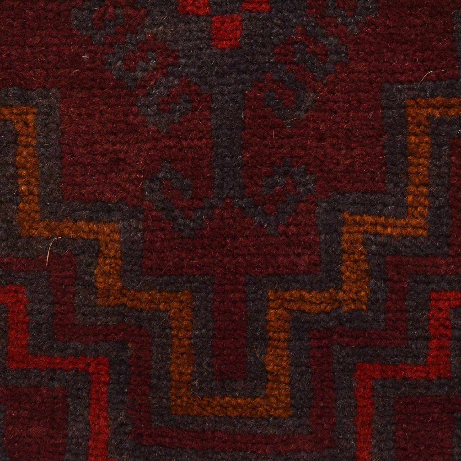 Red Color Baluchi Rug 2' 10" x 4' 8" ft / 87 x 143 cm - No. W35632