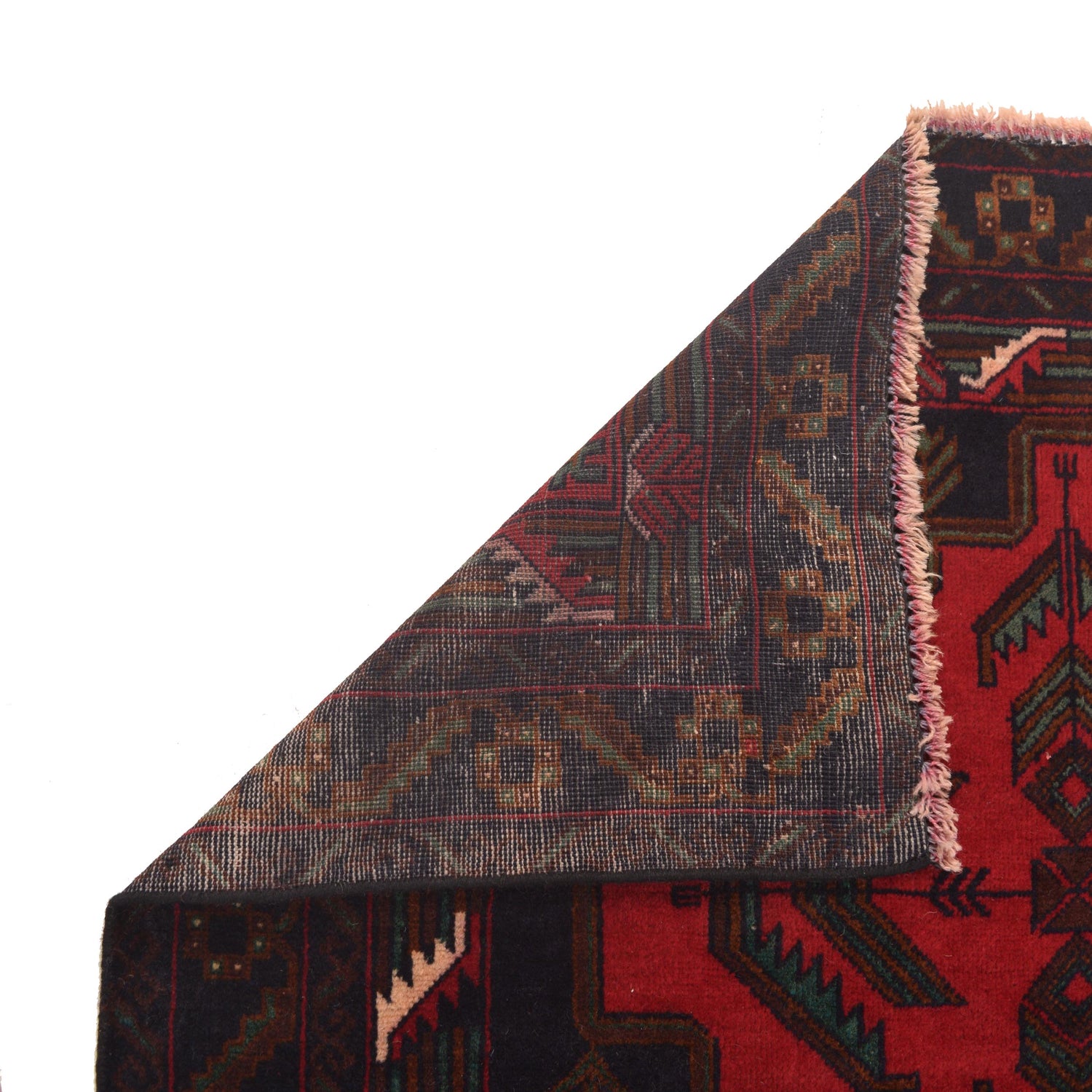 Traditional Baloch Rug 3' 10" x 6' 8" ft / 116 x 204 cm - No. W35769