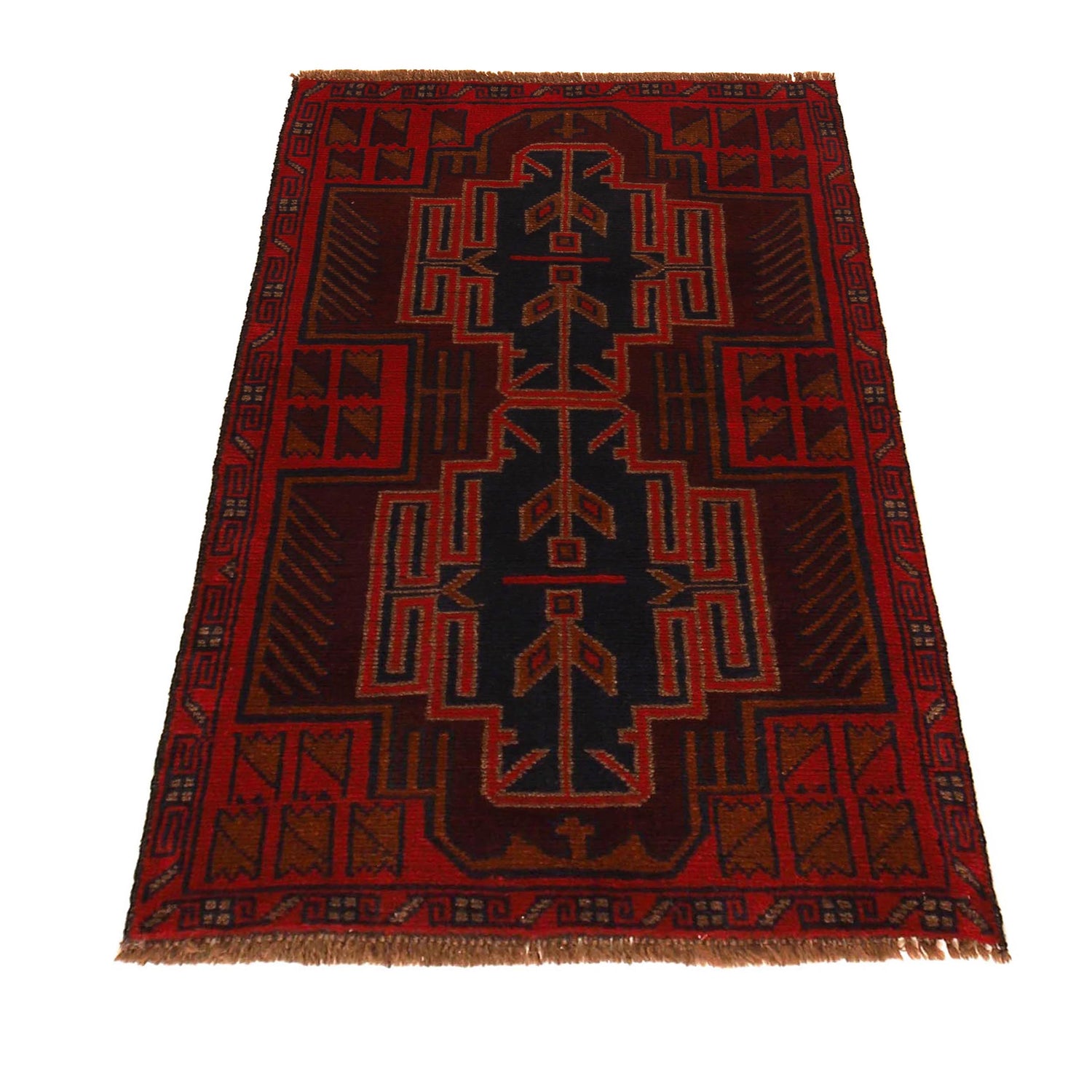 Handmade Baloch Rug 2' 9" x 4' 7" ft / 85 x 140 cm - No. W35772