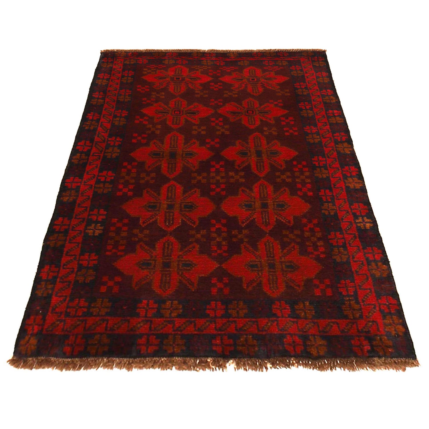 Hand Knotted Baluchi 2' 11" x 4' 7" ft / 90 x 139 cm - No. W35779