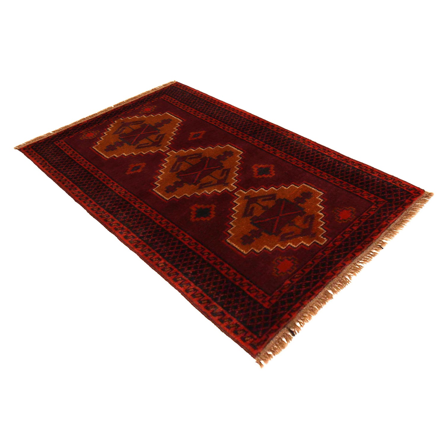 Traditional Baloch Rug 2' 10" x 4' 8" ft / 87 x 143 cm - No. W35786