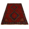 Hand Knotted Baluchi Carpet 2' 11" x 4' 3" ft / 88 x 130 cm - No. W35787