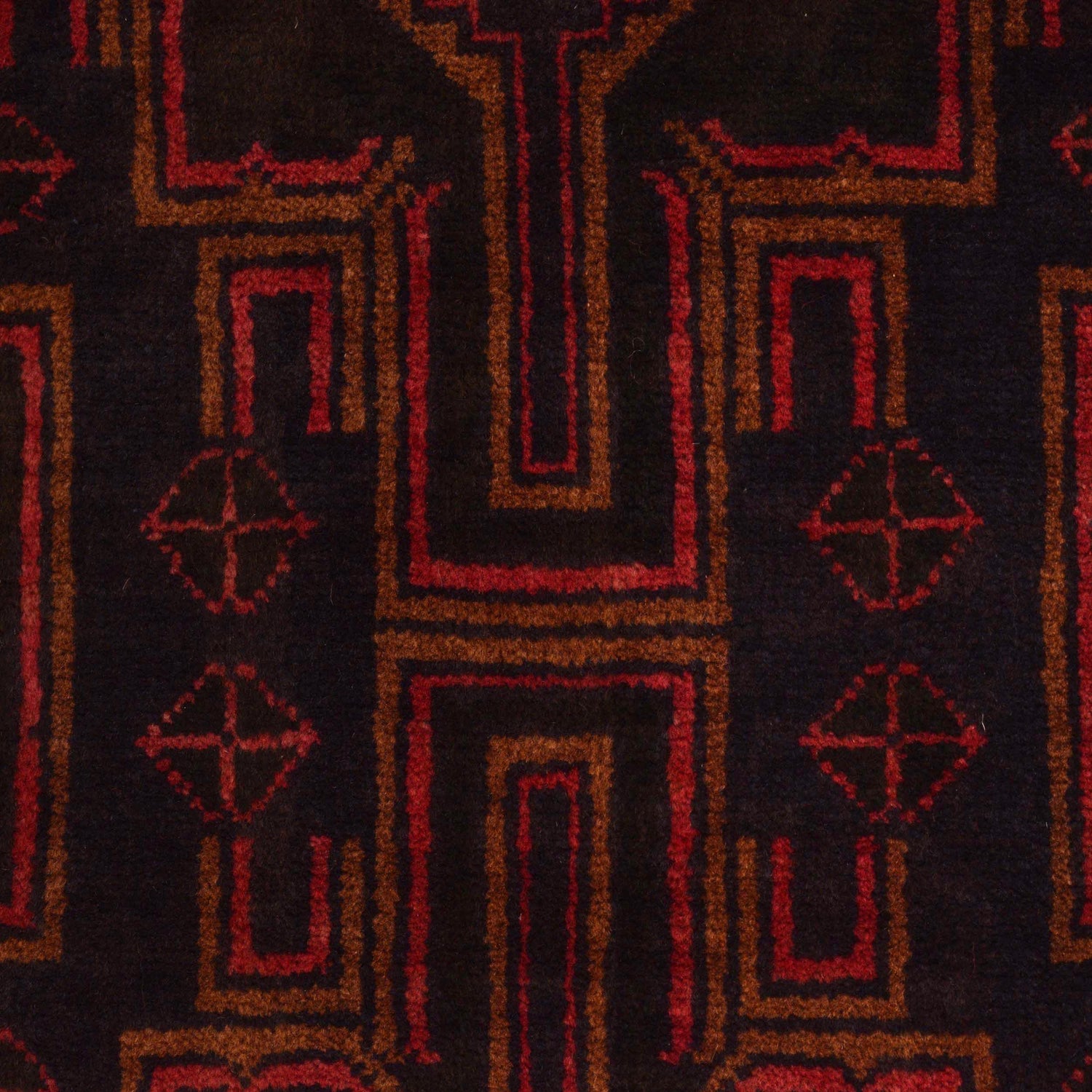 Handmade Balochi Carpet  2' 11" x 4' 9" ft / 89 x 144 cm - No. W35800