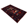 Handmade Picture Area Rug 3' 8" x 6' 9" ft / 111 x 207 cm - No. W35804