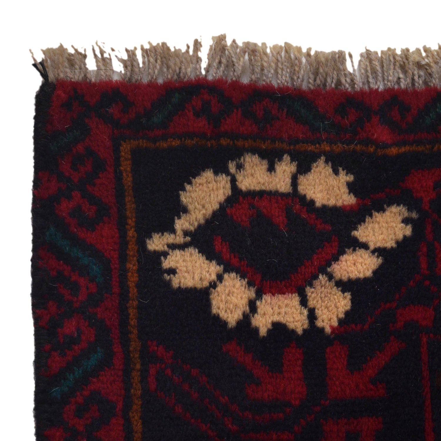 Handmade Picture Area Rug 3' 8" x 6' 9" ft / 111 x 207 cm - No. W35804