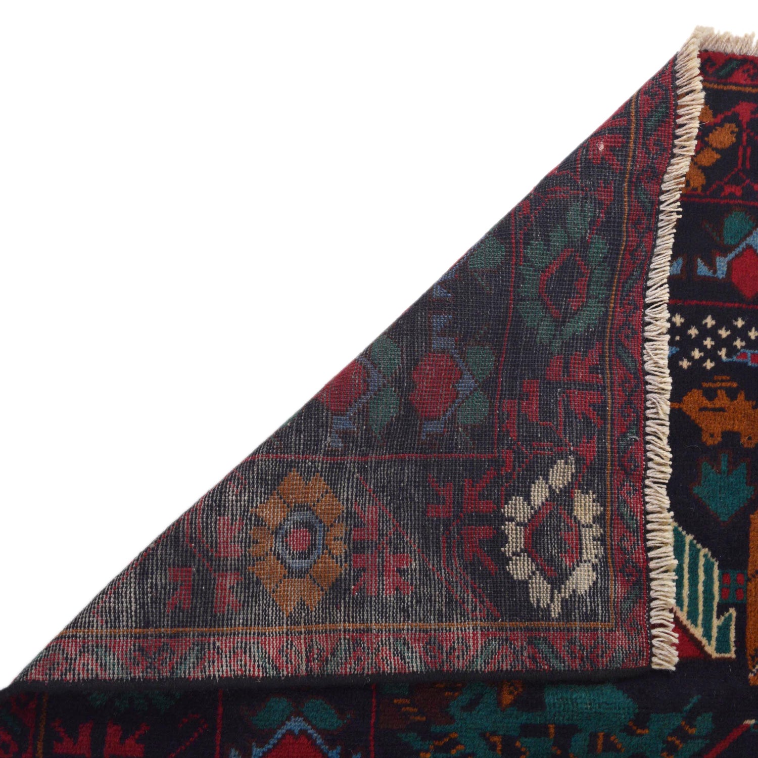 Handmade Picture Area Rug 3' 8" x 6' 9" ft / 111 x 207 cm - No. W35804