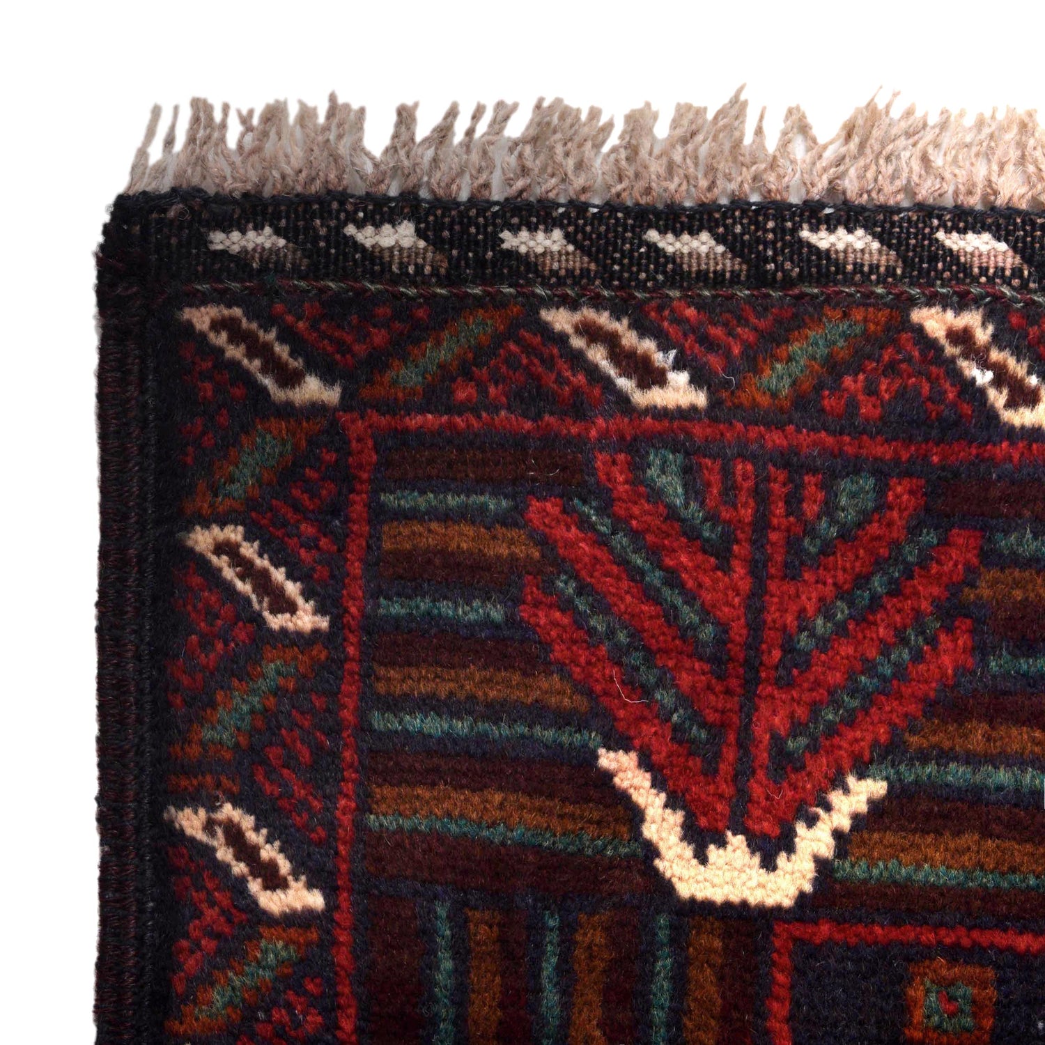 Red Color Prayer Rug 2' 10" x 4' 11" ft / 87x 150 cm -No. W35892