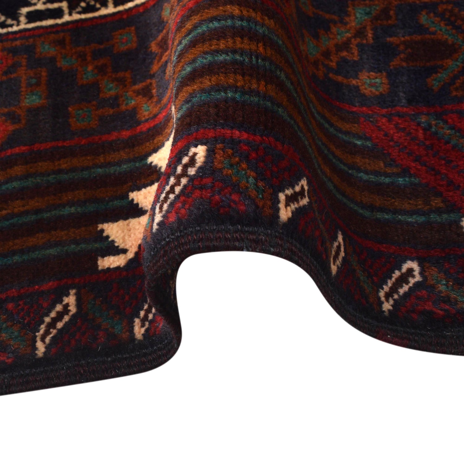 Red Color Prayer Rug 2' 10" x 4' 11" ft / 87x 150 cm -No. W35892