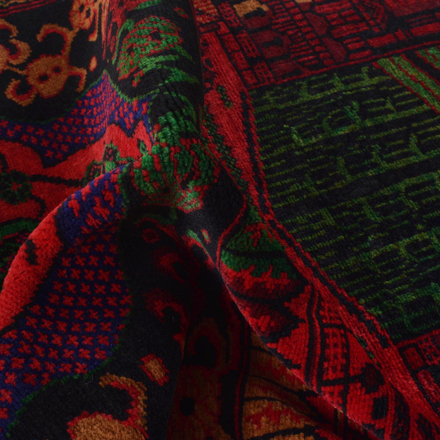 Handmade Prayer Rug 2' 6" x 4' 3" ft / 75 x 130 cm - No. W35893