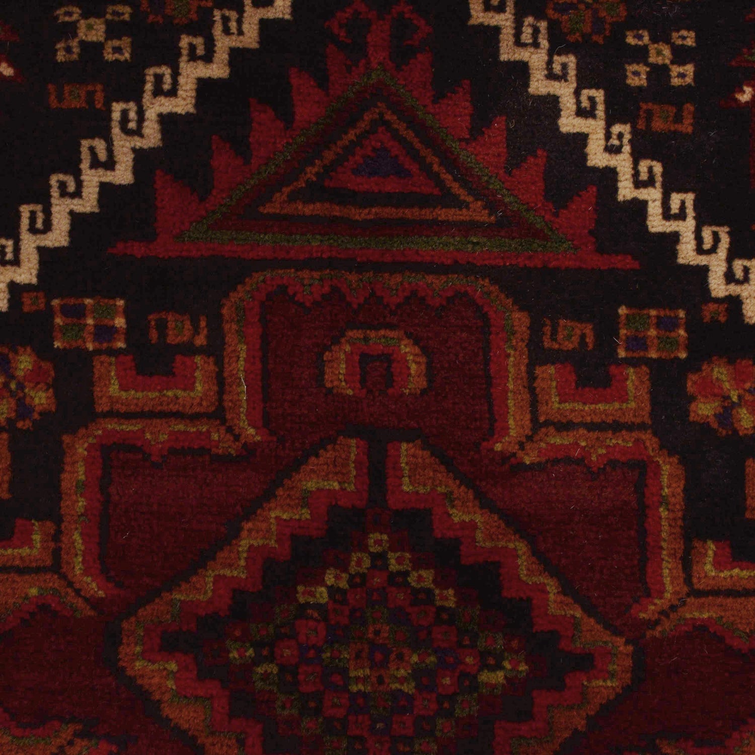 Muslim Prayer Rug 2' 10" x 4' 2" ft / 87 x 128 cm - No. W35894