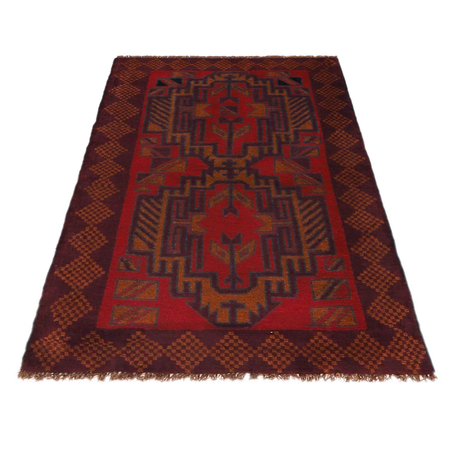 Traditional Baloch Rug 2' 9" x 4' 5" ft / 85 x 134 cm - No. W35900
