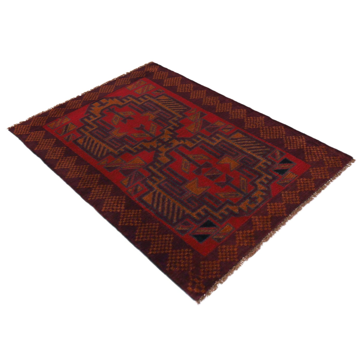 Traditional Baloch Rug 2' 9" x 4' 5" ft / 85 x 134 cm - No. W35900