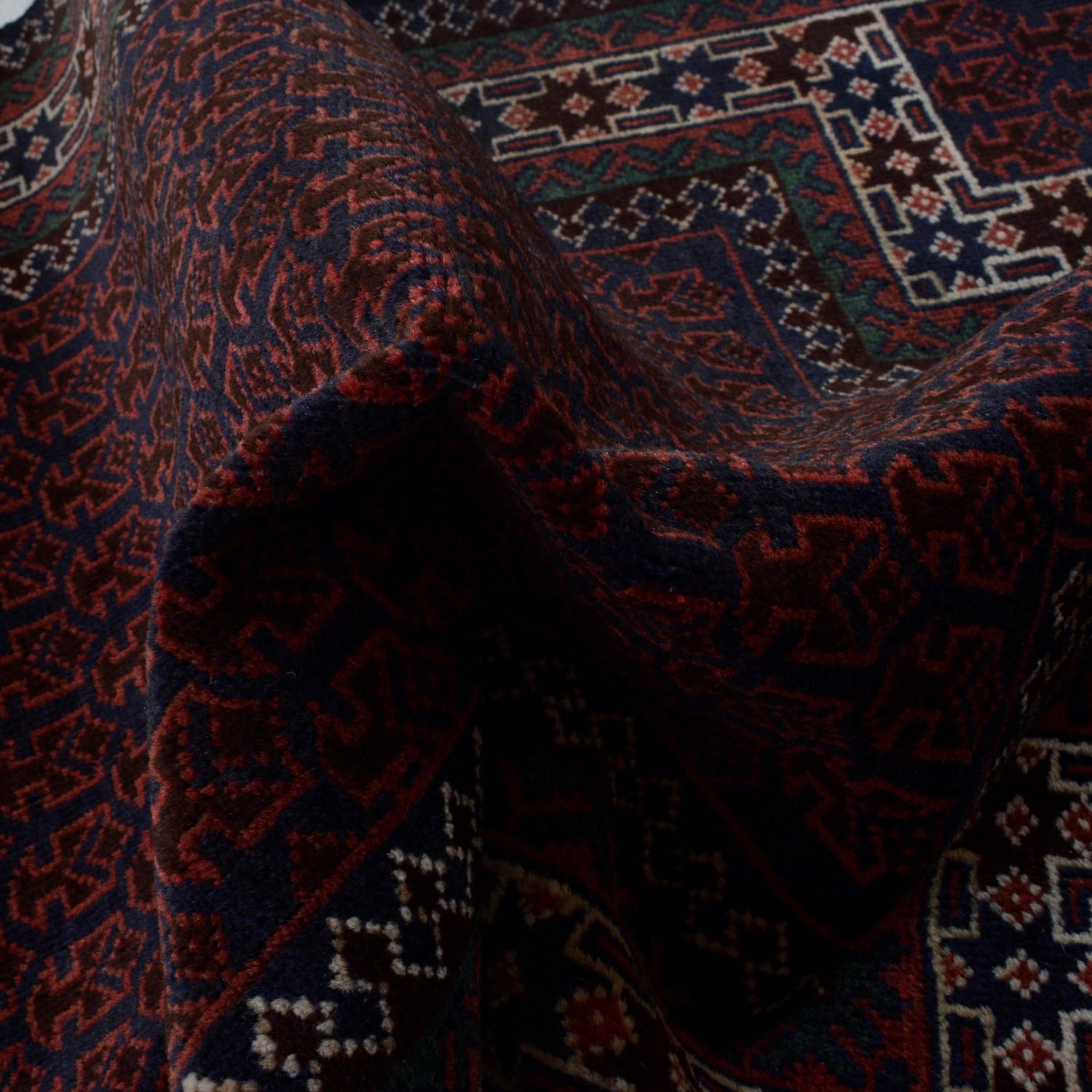 Hand Knotted Prayer Rug 2' 11" x 4' 6" ft / 88 x 138 cm -No. W35905