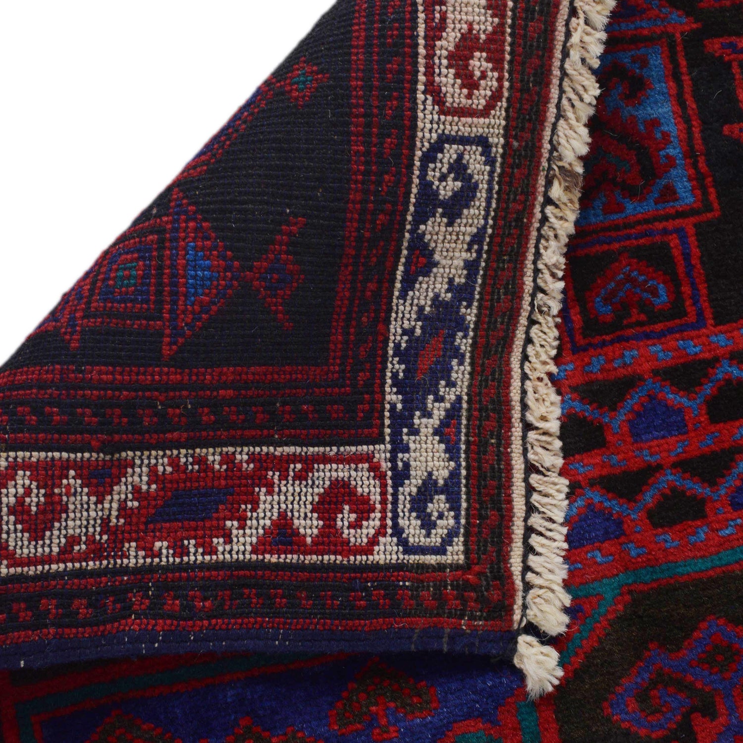 Hand Knotted Baluchi Rug 2' 6" x 3' 8" ft / 75 x 112 cm - No. W35907