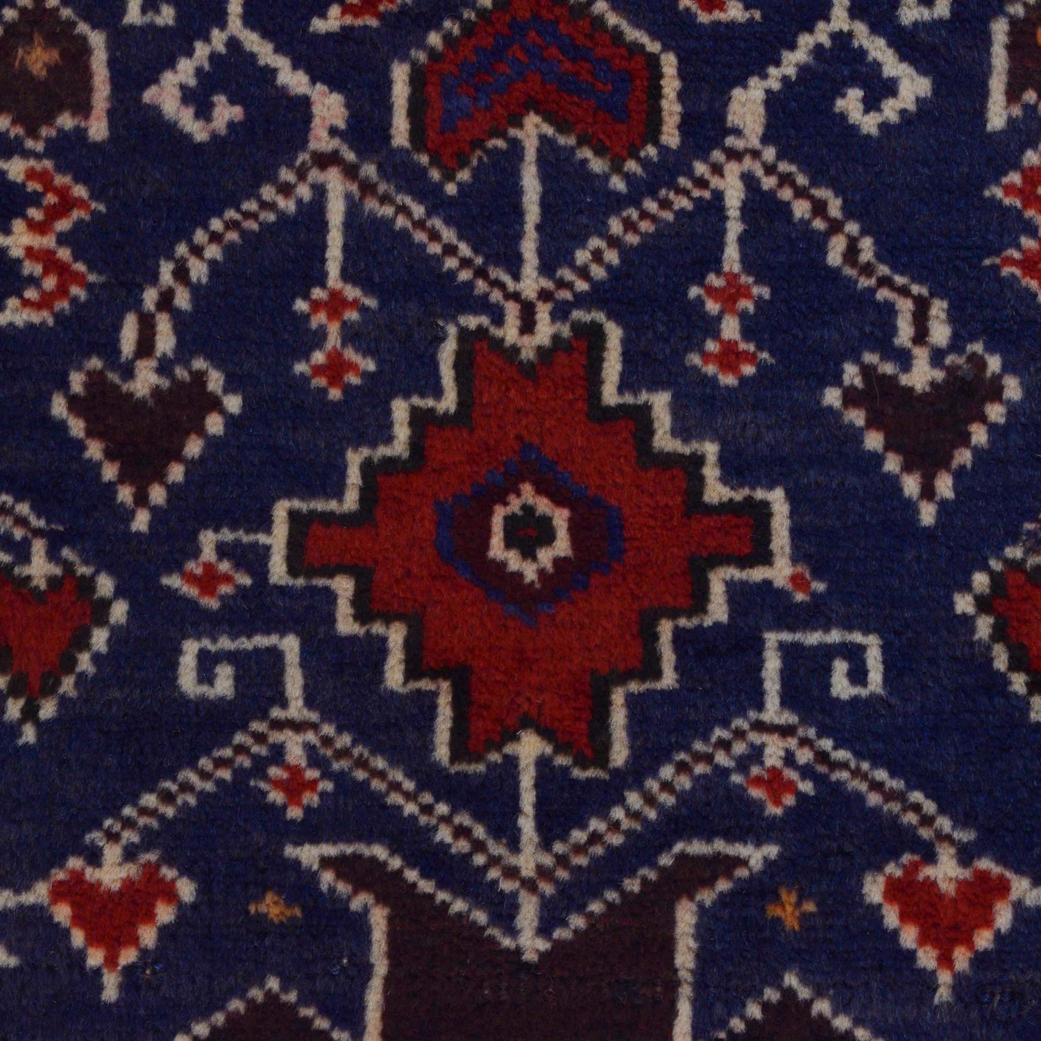 Handmade Prayer Rug 2' 11" x 4' 6" ft / 89 x 137 cm -No. W35909