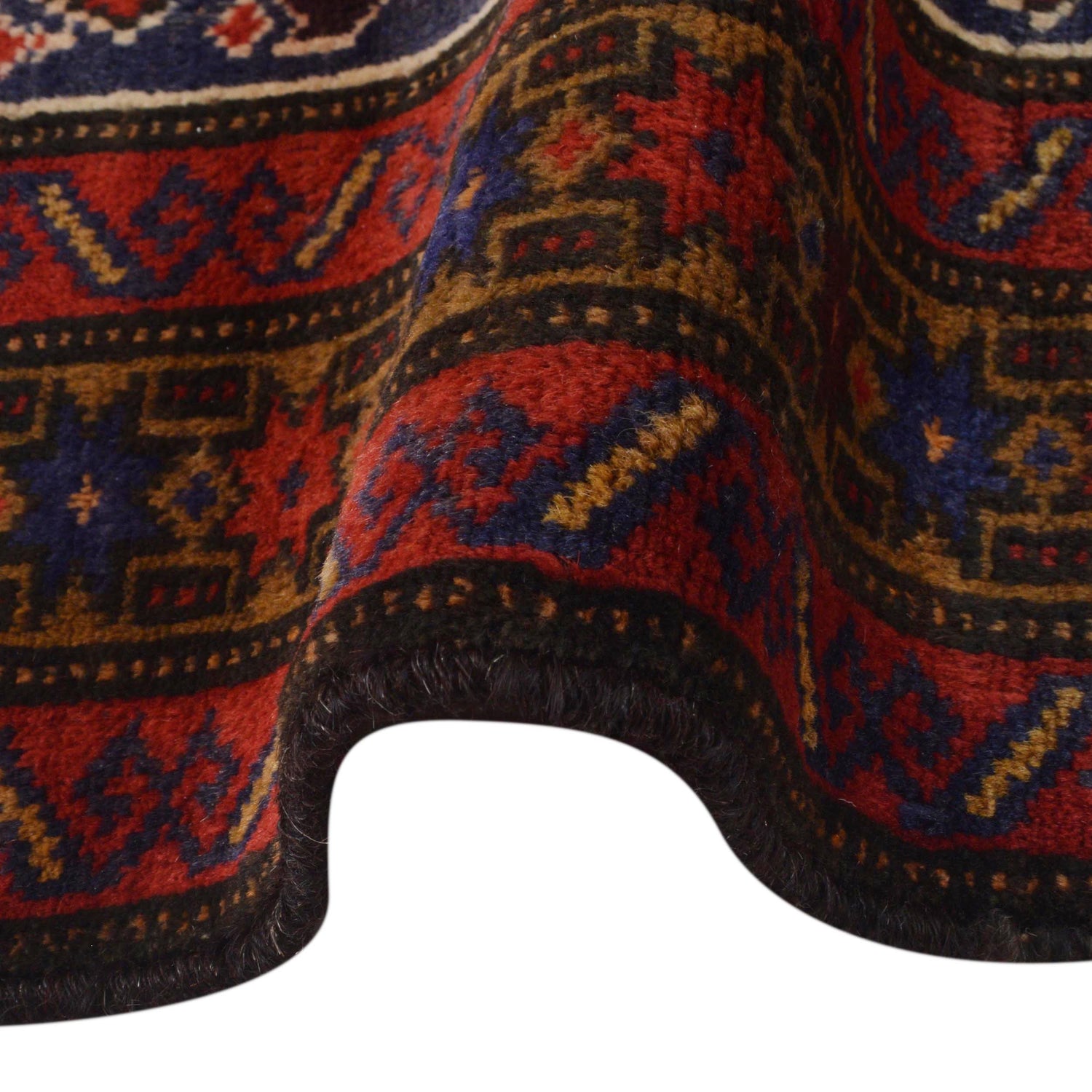 Handmade Prayer Rug 2' 11" x 4' 6" ft / 89 x 137 cm -No. W35909