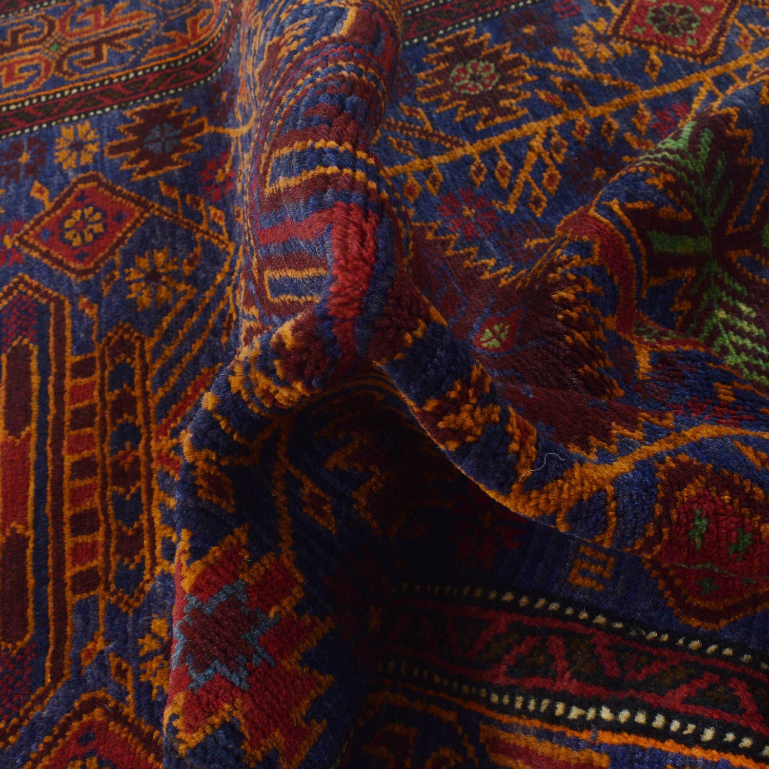 Multi Color Baluchi Rug 3' 1" x 5' 2" ft / 95 x 158 cm - No. W35913