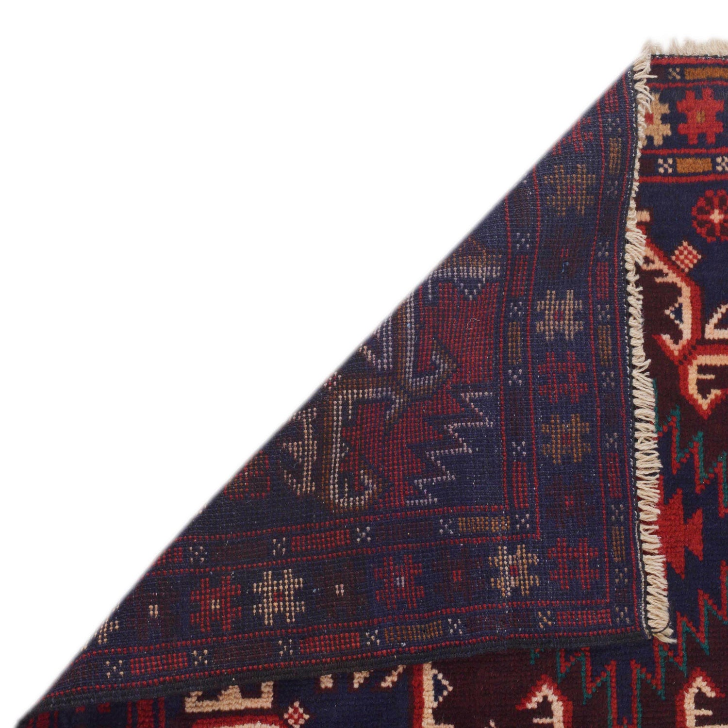 Multi Color Baluchi Rug 3' 1" x 4' 6" ft / 93 x 138 cm - No. W35915