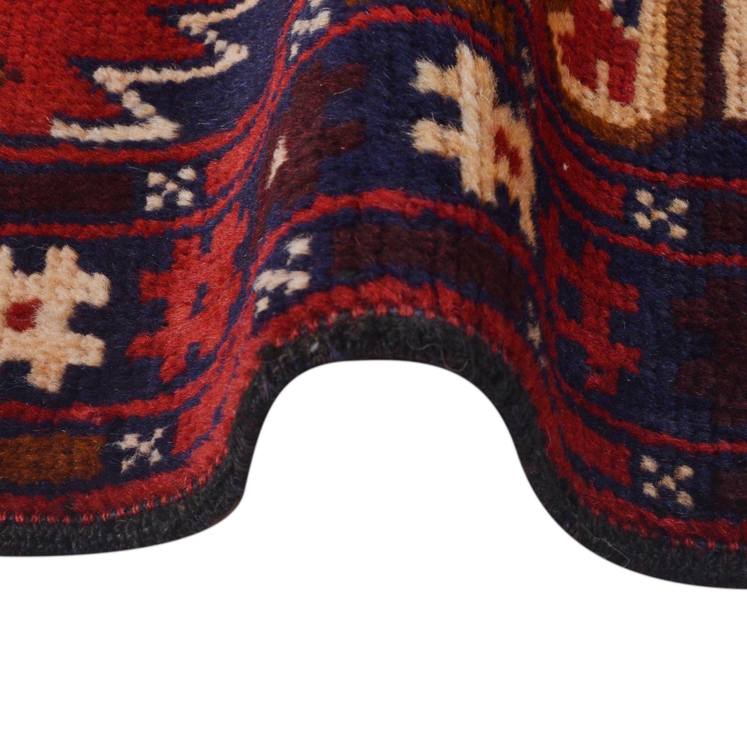 Multi Color Baluchi Rug 3' 1" x 4' 6" ft / 93 x 138 cm - No. W35915