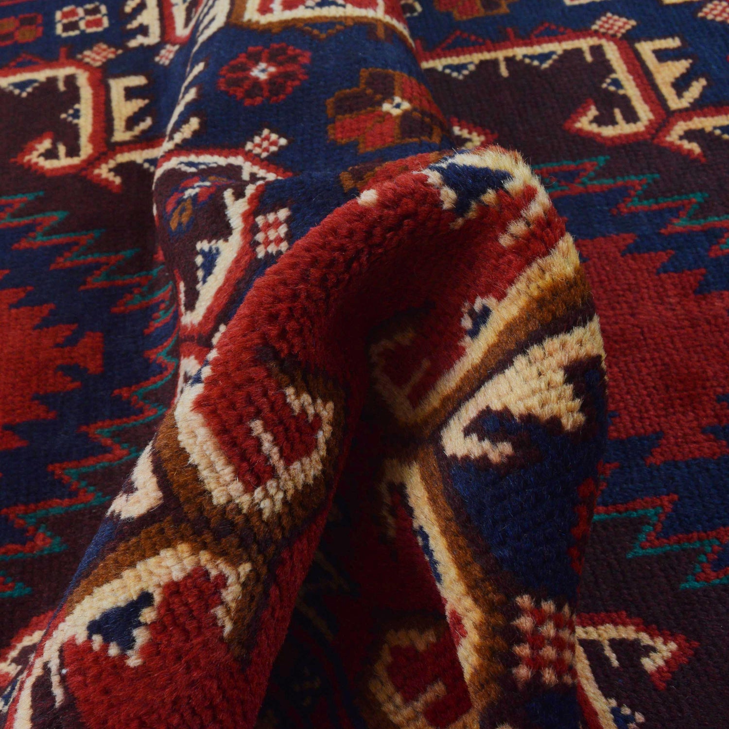 Multi Color Baluchi Rug 3' 1" x 4' 6" ft / 93 x 138 cm - No. W35915