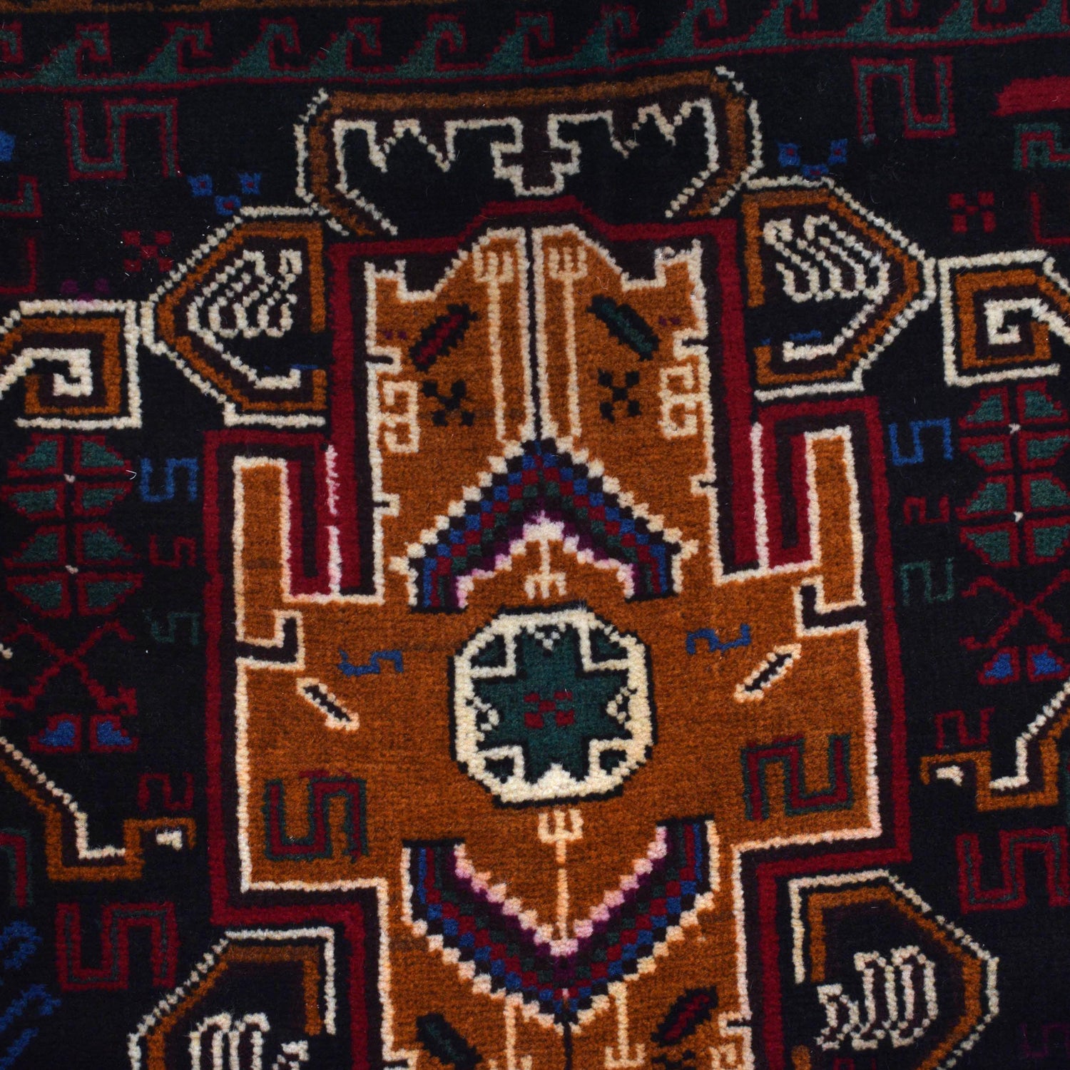 Tribal Baloch Rug 3' 2" x 5' 7" ft / 96 x 170 cm - No. W35926