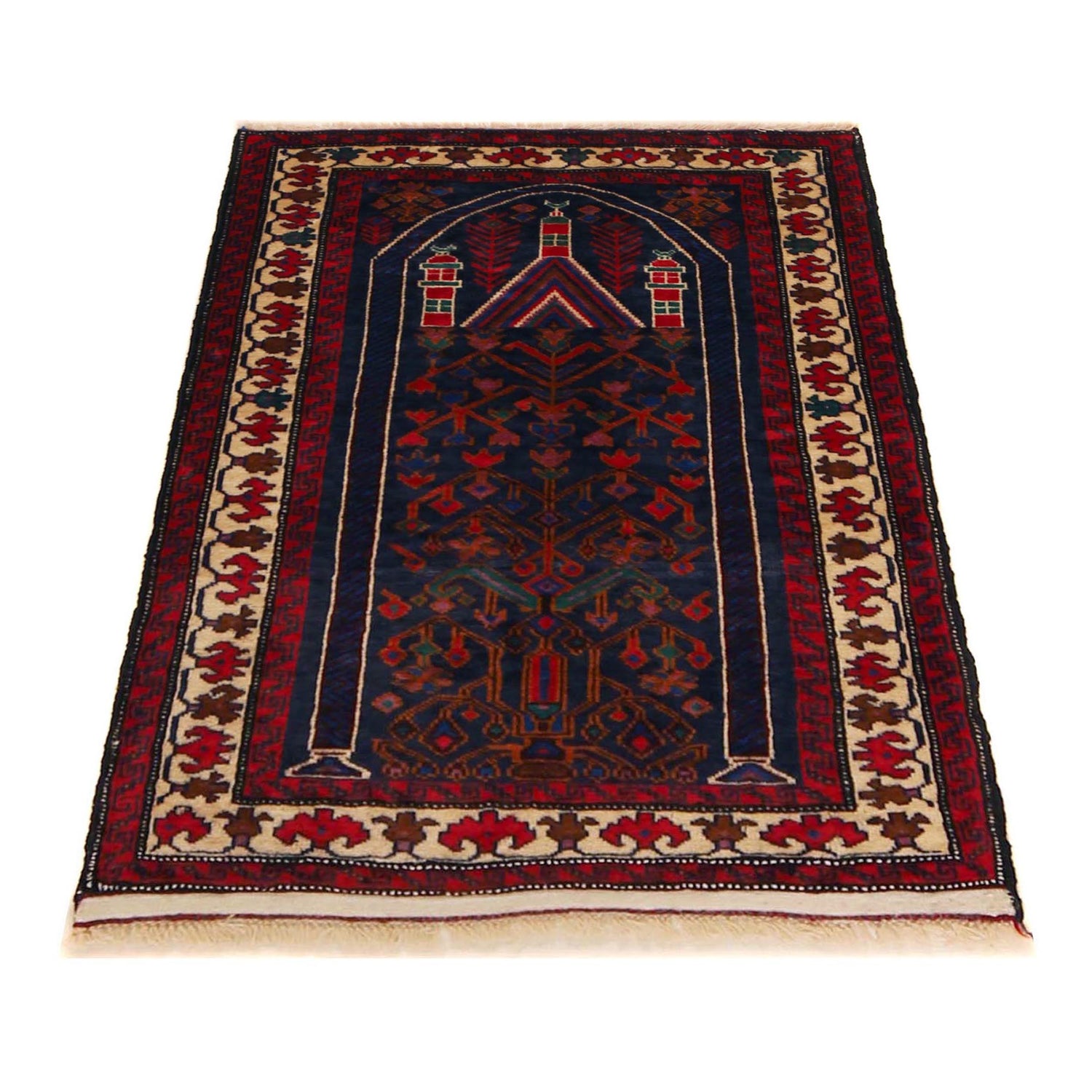 Baluch Small Size Rug 2' 6" x 3' 5" ft / 75 x 103 cm - No. W35929