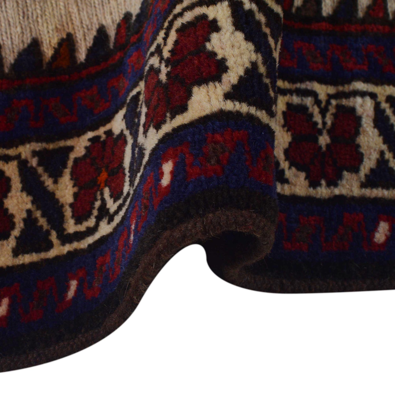 Hand Knotted Baluchi Rug 2' 7" x 4' 5" ft / 80 x 135 cm - No. W35930