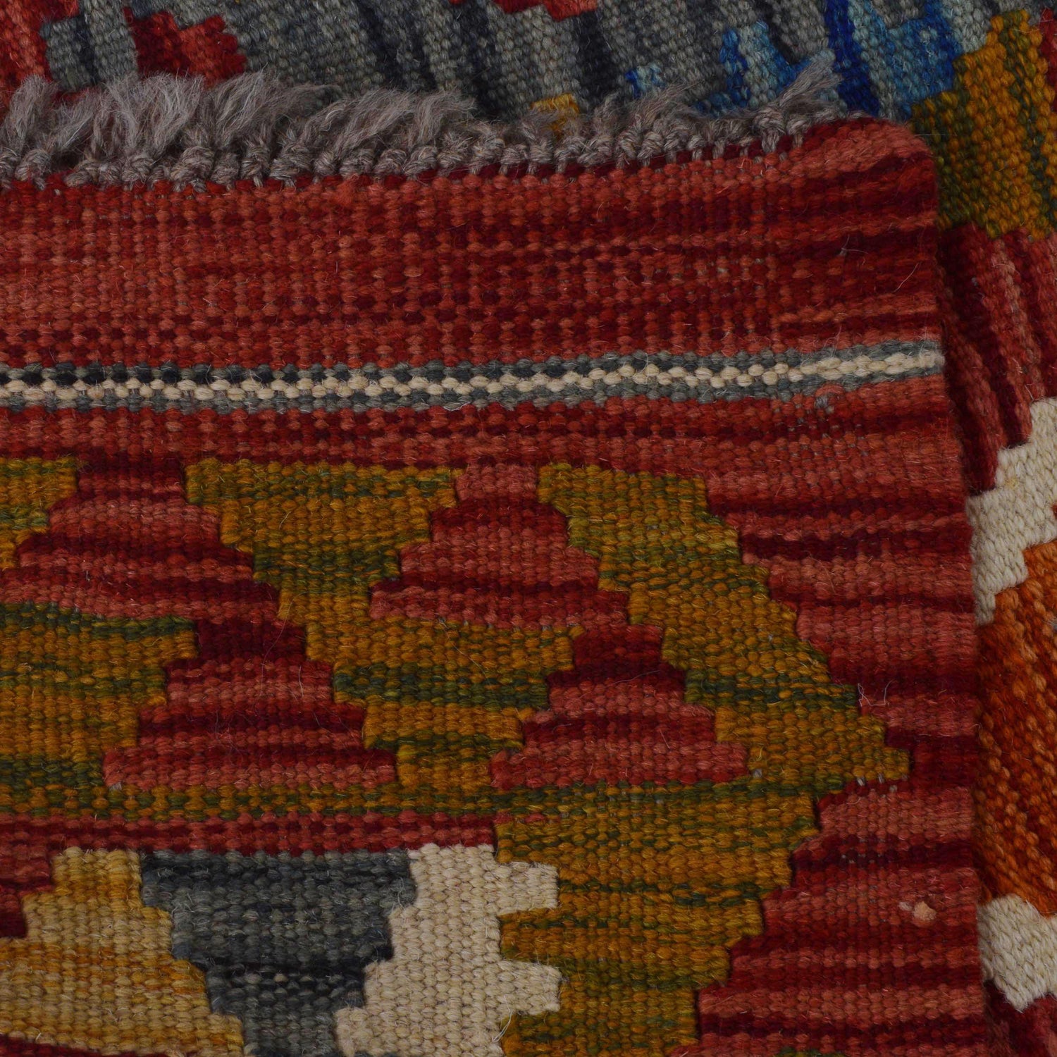 Handmade Vegetable Kelim Runner 1' 8" x 4' 11"  ft / 50 x 151 cm - No. W35937