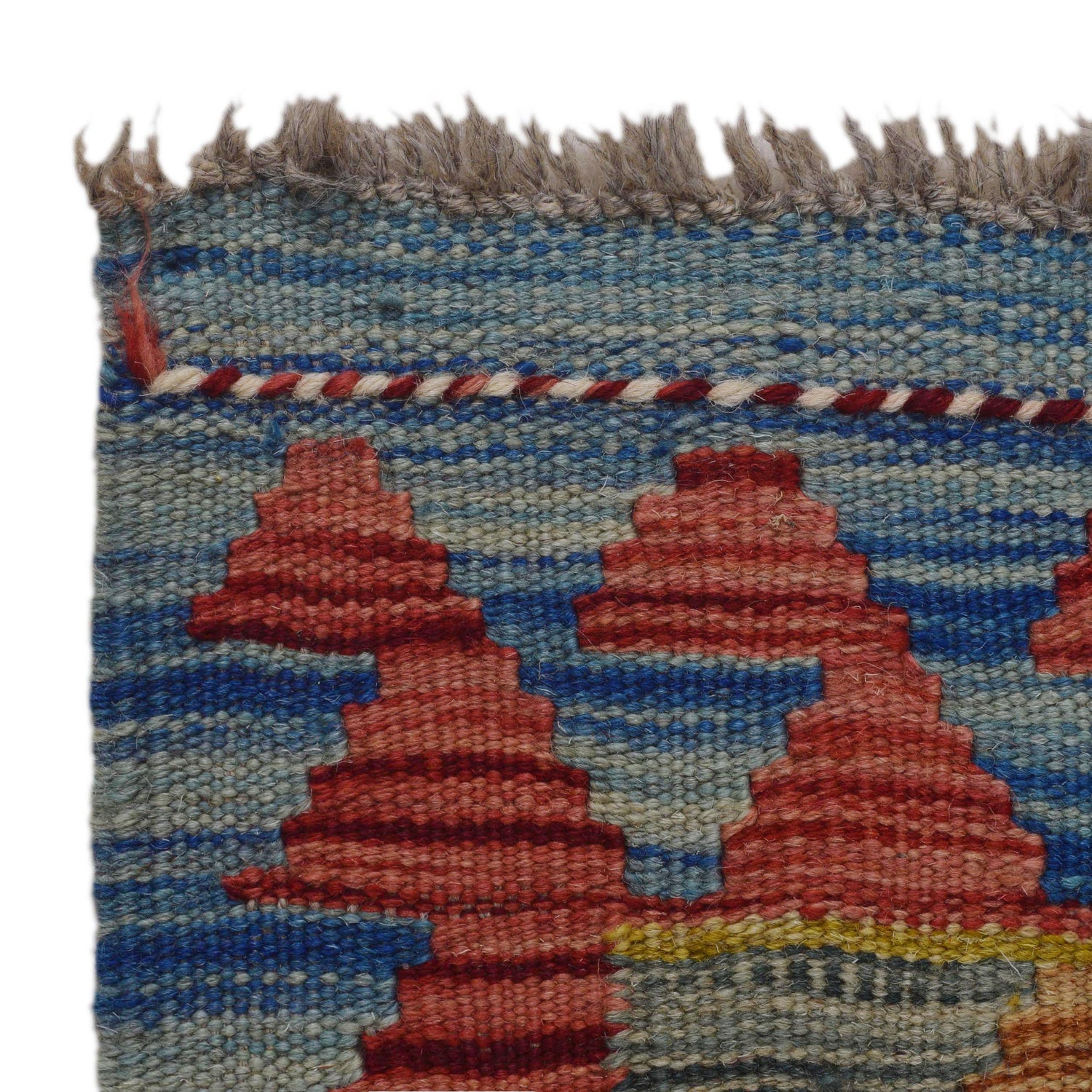 Hand Woven Wool Kelim Runner 1' 8" x 4' 11"  ft / 51 x 149 cm - No. W35939