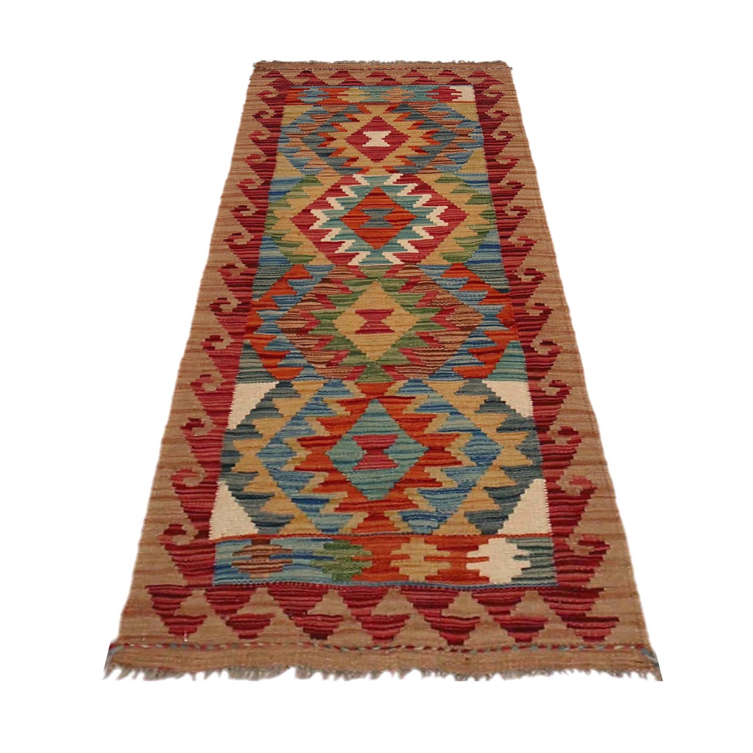 Short Chobi Kilim Runner 1' 8" x 4' 11"  ft / 50 x 150 cm - No. W35943